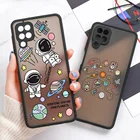 Чехол с астронавтом для Realme 8 Pro, чехол для OPPO Realme8 Pro 8i A95 A94 A93 A91 C21 C11 C12 C25 C20 C15, жесткие Матовые чехлы из поликарбоната