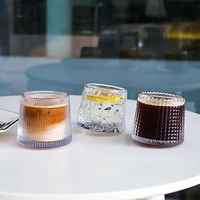 restaurant glass retro ice american coffee cup latte cup tumbler round cup dessert mug wine glasses wine glass glass mug