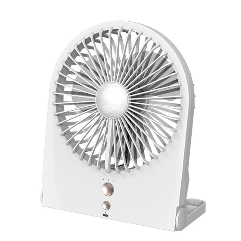 

Mini Desk Fan Table Fan with Super Quiet, 3 Modes 180° Rotation Personal USB Fan for Outdoor Camping Indoor Gym