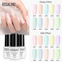 rosalind 7ml gel nail polish summer macaron for semi permanent manicure gel hybrid varnish for matt base top coat diy art design