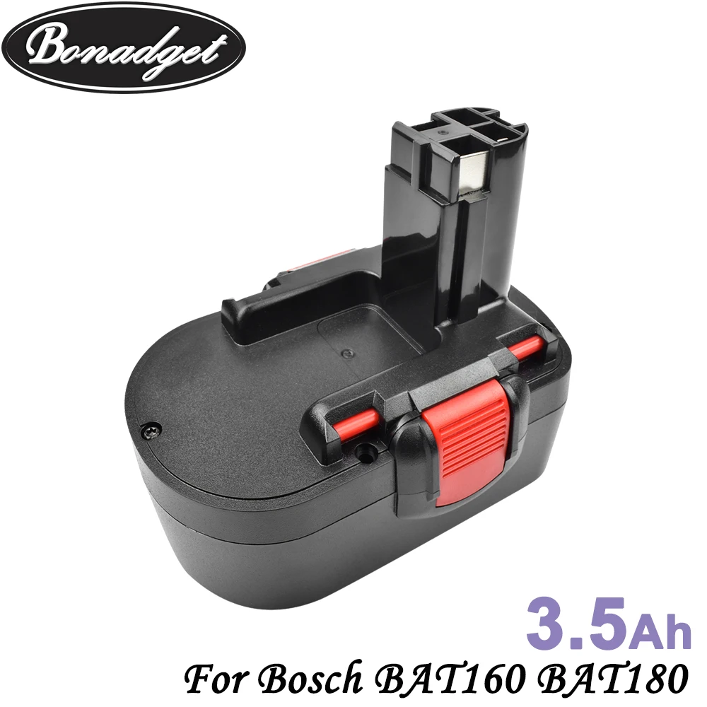 Сменный никель металлогидридный аккумулятор Bonadget 18 в 3500 мАч для Bosch BAT160 BAT180 BAT181
