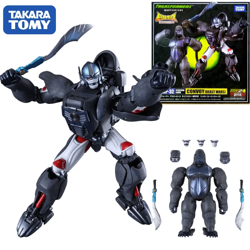 

Takara Tomy Transformers Beastwars Masterpiece MP-32 BW Optimus Primal KO Toys Assemble Action Figure Model Children Gift Toys