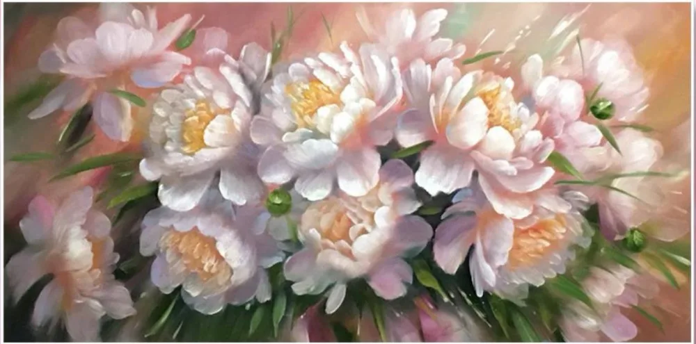 Алмазная Цветочная мозаика картина Стразы пион 5D Сделай Сам алмазная живопись