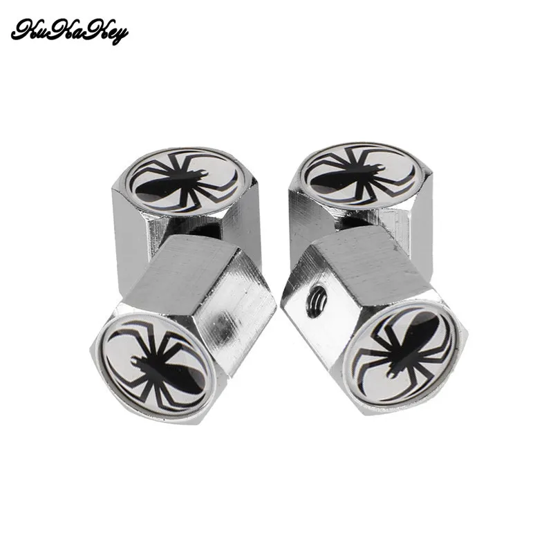 4 шт./компл. креативный узор паука колпачок клапана для автомобильных шин сплав s