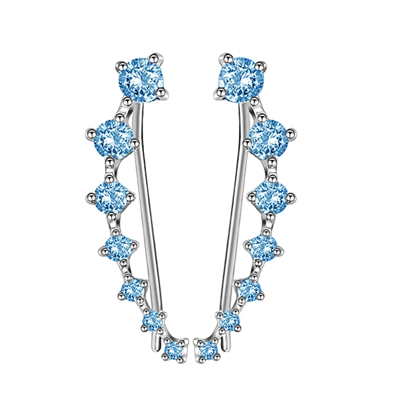 Женские длинные серьги-гвоздики со звездой золотистые/Серебристые серьги разных