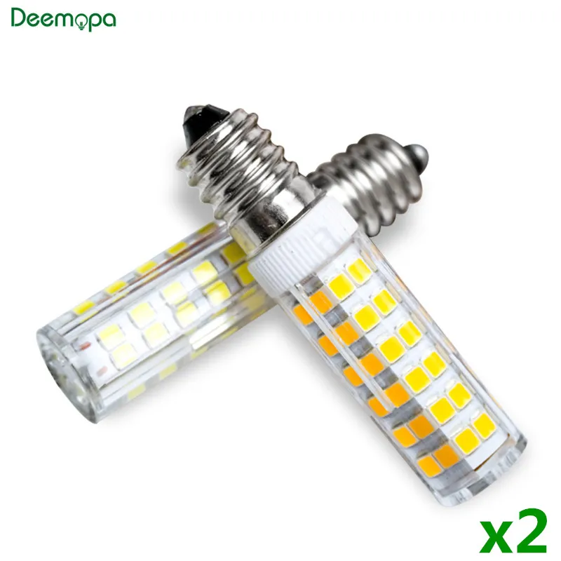 

Светодиодная лампа E14 2 шт./лот, 3 Вт, 5 Вт, 7 Вт, 220 В, 240 в, светодиодная лампа-кукуруза 33, 51, 75, SMD2835, 360 луч, высококачественные керамические мини-лю...