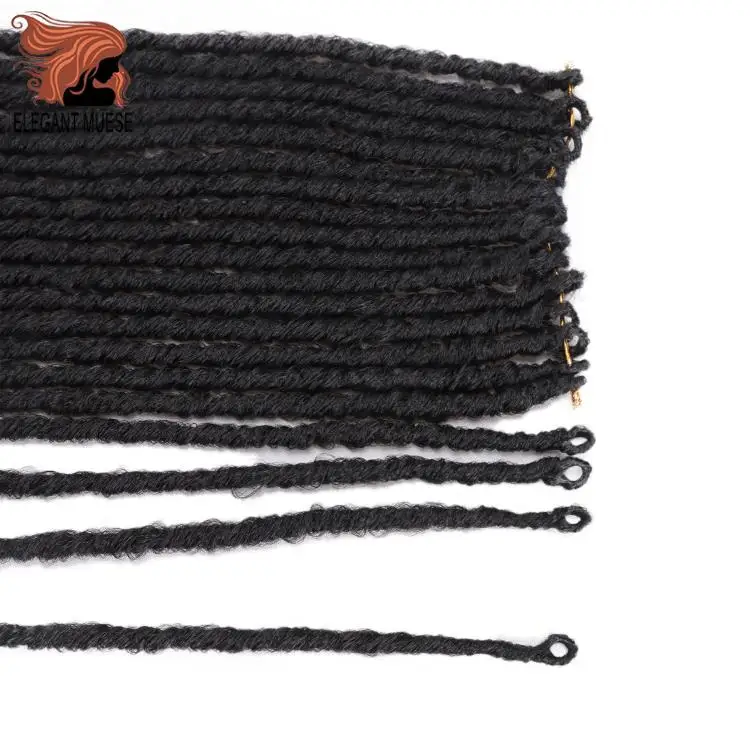 20 дюймов мягкие крючком косички Jumbo Dread прическа Омбре цвет синтетический искусственный Locs плетение волос наращивания