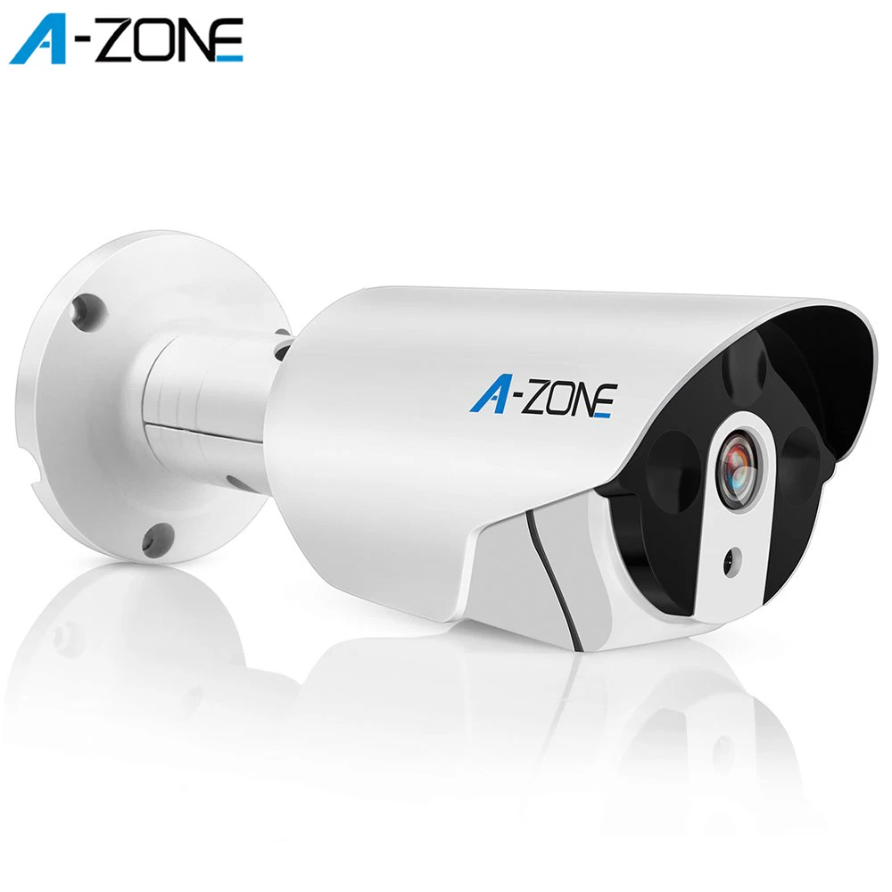 A ZONE POE IP камера 1080P наружная Водонепроницаемая ONVIF аудио Запись H.264 2.0MP P2P домашняя