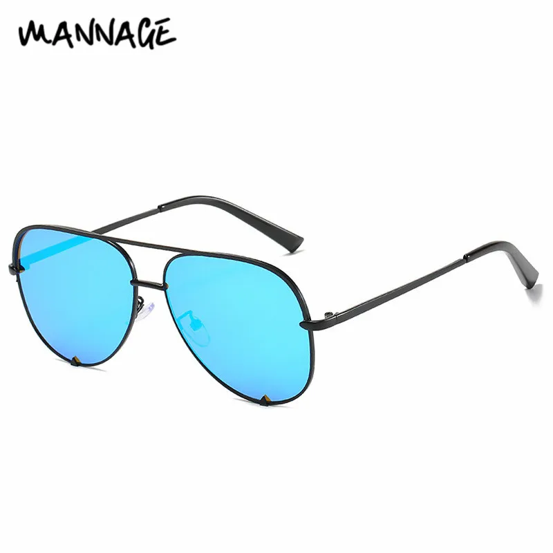 Солнцезащитные очки авиаторы мужские в металлической оправе Классические