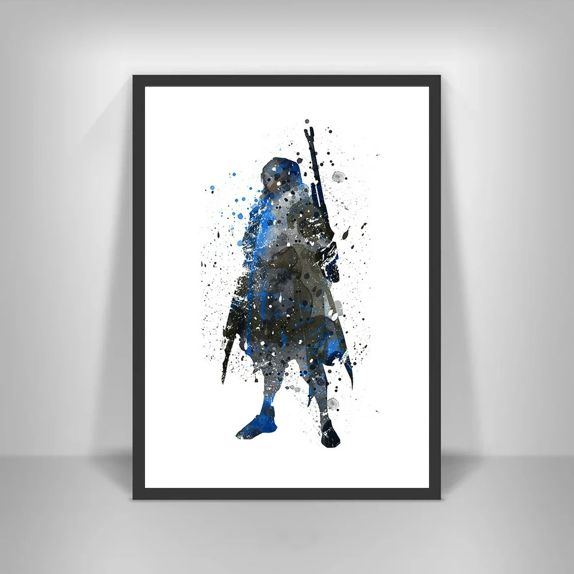 Игровой постер Overwatch Ana альтернативный минималистический художественный на