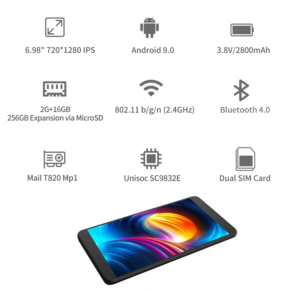 Alldocube iPlay планшет с 7-дюймовым IPS-экраном ОЗУ 2 Гб ПЗУ 16 Android 9 0 | Компьютеры и офис
