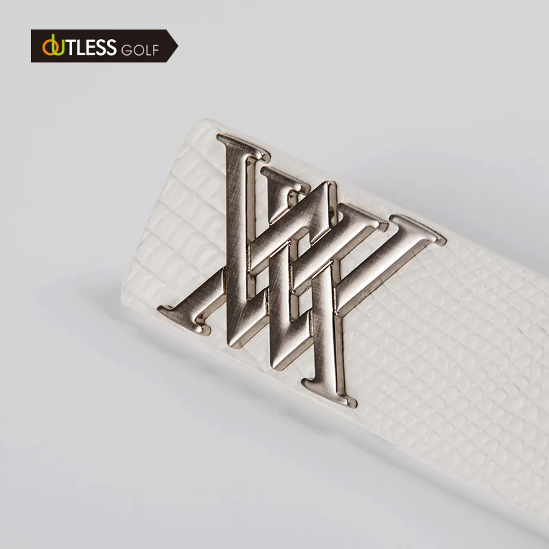 Ремень для гольфа мужчин и женщин рельефный ремень из воловьей кожи | Спорт