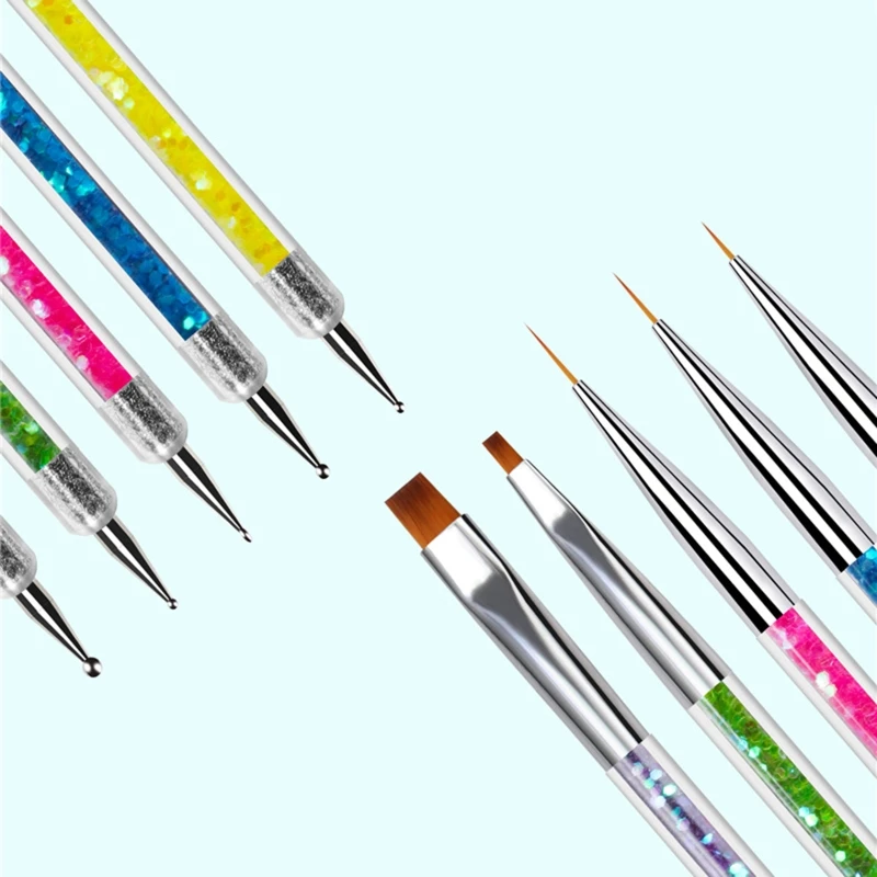 

5pcs/set Acrylic Sequin Double-end Spot Drill Line Drawing Pen Painted Pens