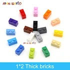 Блоки для Детского конструктора, 1x2 точки, совместимые с 100 пластиковыми блоками, 3004 шт.