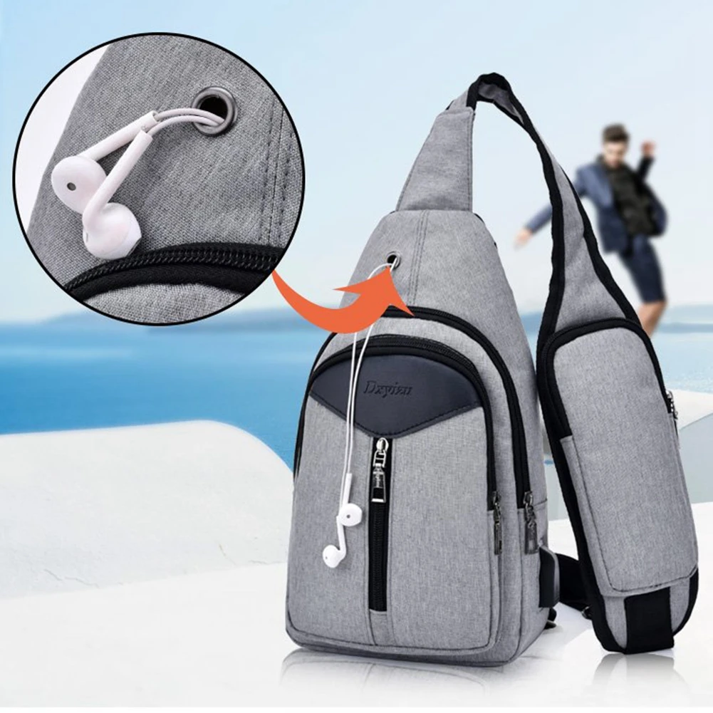 Для мужчин холст слинг сумки на ремне модные многоцелевой груди стильные через