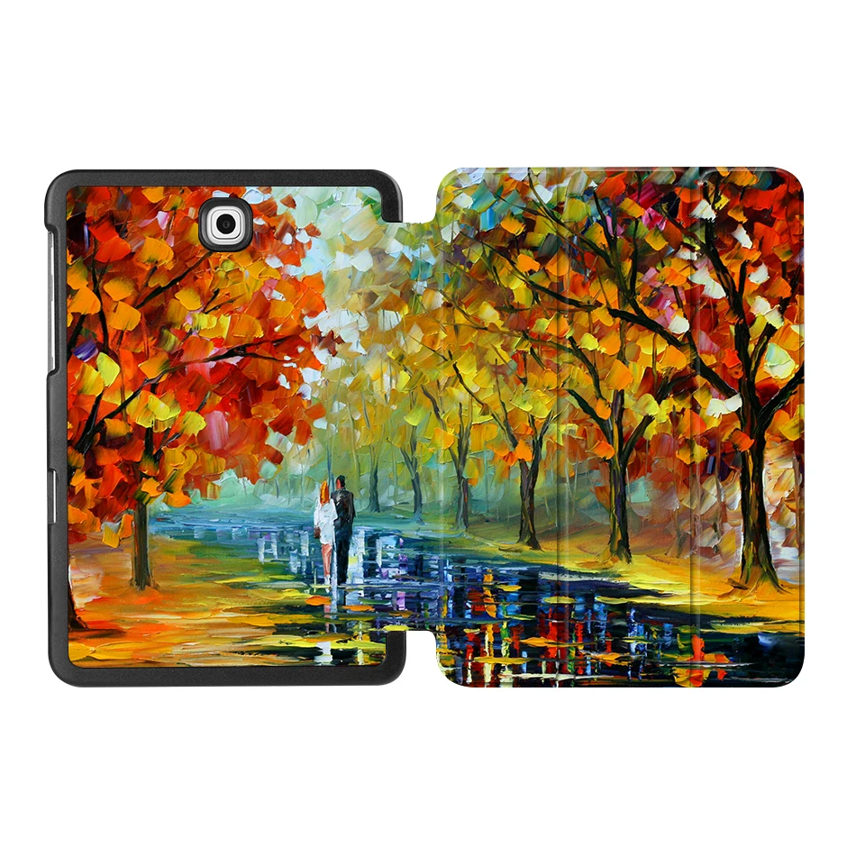 SS07 MTT чехол с масляным рисунком для samsung Galaxy Tab S2 8,0 ''SM-T710 T715 из искусственной кожи откидной смарт-чехол защитный чехол T713 T719 - Цвет: SS07