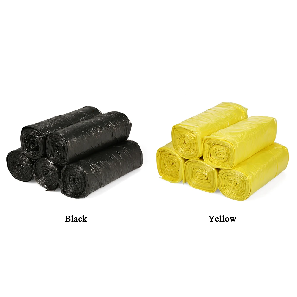 5 рулонов 100 шт пластиковые мешки для мусора мусорные экологически чистые кухни