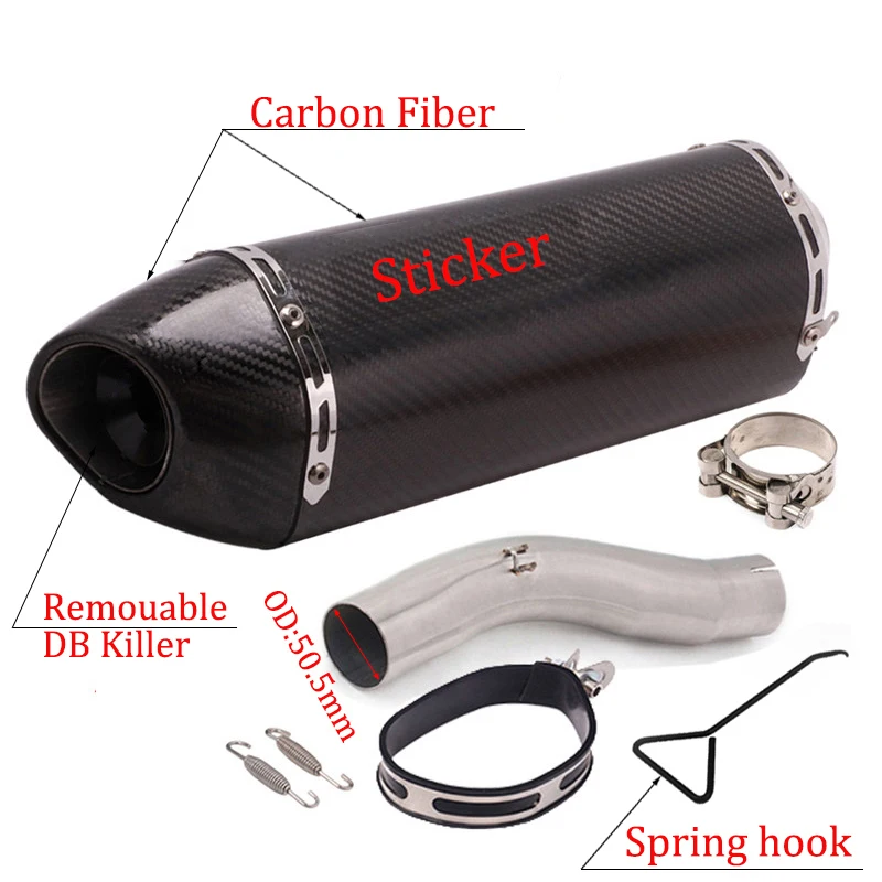 Слипоны для SUZUKI GSXR 600 750 GSXR600 GSXR750 K8 K9 L1 2008 - 2010 2009 глушитель выхлопной трубы