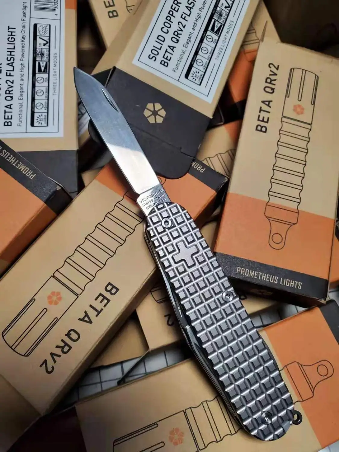 1 пара ручка из титанового сплава TC4 с пинцетом зубочисткой штопор вырезанный для