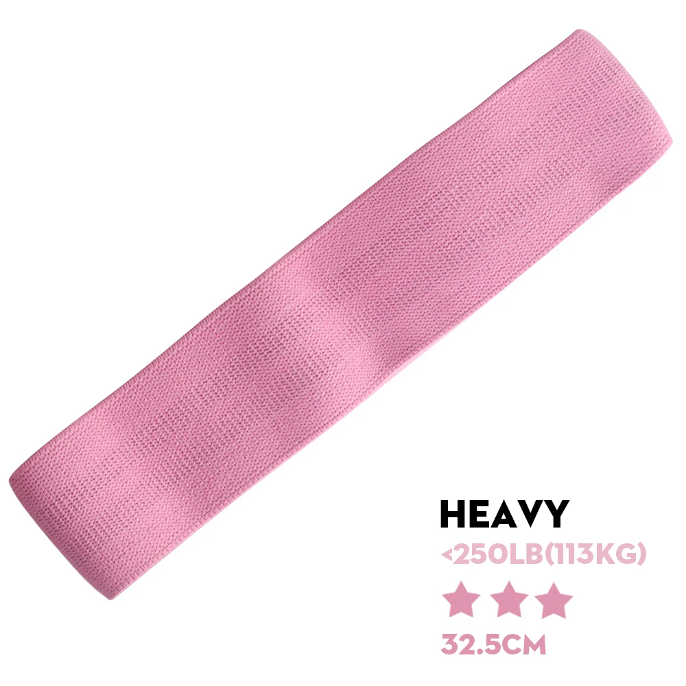 Pink-L SKDK 1 шт. хип-Группа хлопок Йога Сопротивление группа широкий Фитнес упражнения ноги группа петля для круг приседания, тренировка Нескользящие прокатки - Цвет: Pink-L