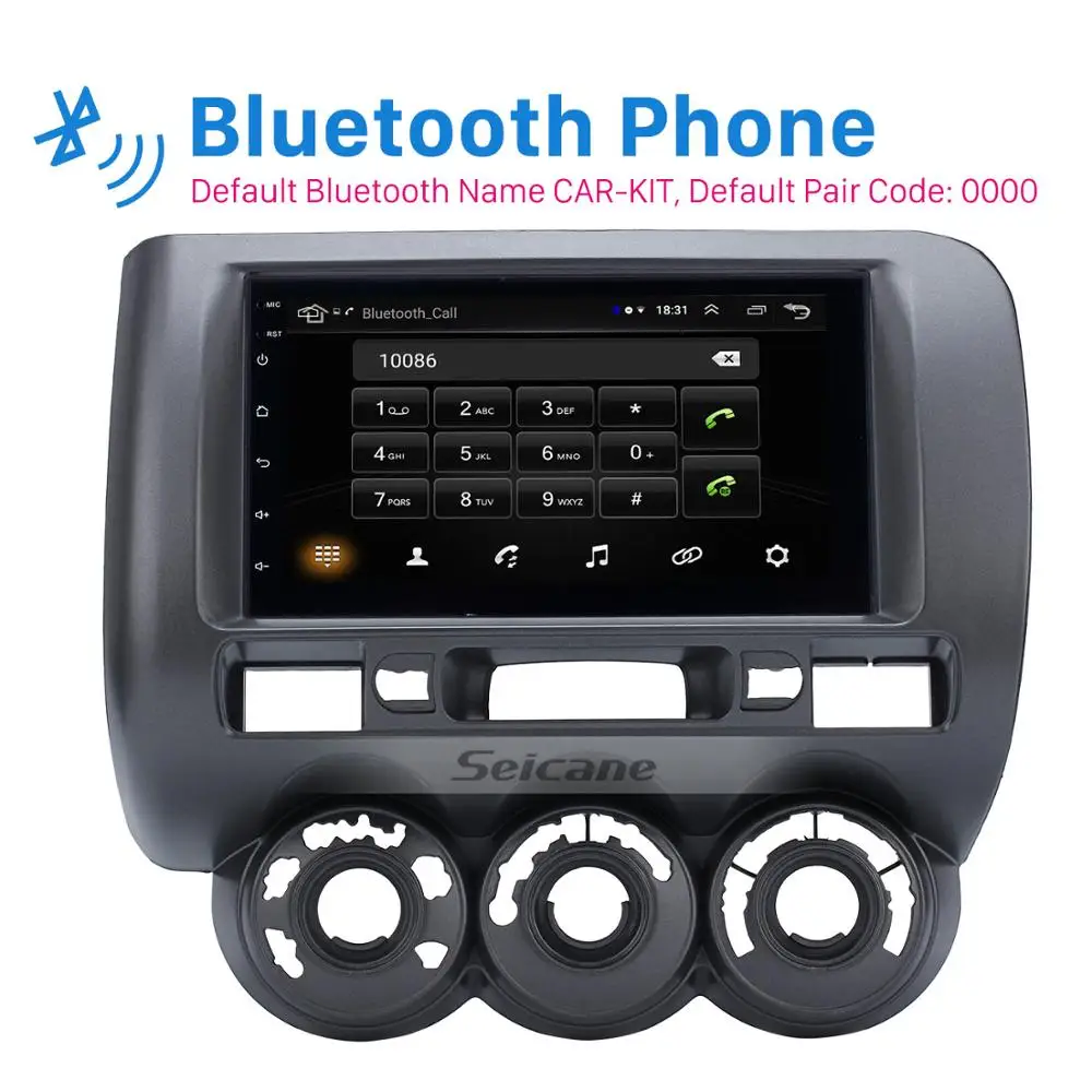Seicane Автомобильный gps Navi авторадио 9 &quotAndroid 8 1 для HONDA Jazz (ручной AC RHD) 2002-2008 Радио