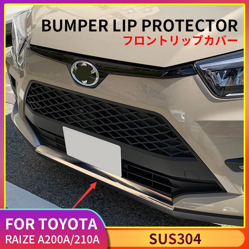 

Тюнинг автомобиля для TOYOTA RAIZE модифицированный A200A/210A бампер Защита губ Высококачественная хромированная наклейка SUS304 отделка Аксессуары с...