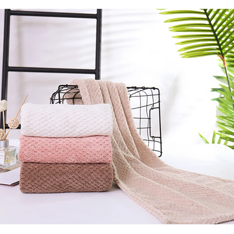 Удобный впитывающий женский набор полотенец из микрофибры для ванной бантик