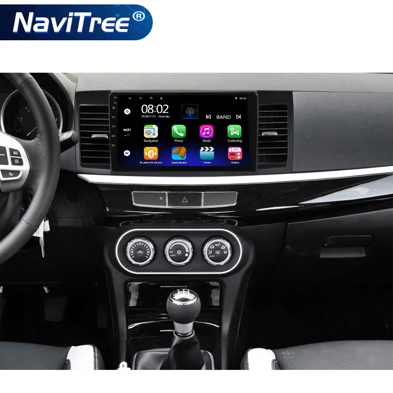 IPS 2.5D Android 2G + 32G автомобильное радио мультимедиа для Mitsubishi lancer 2007 2012 SWC WIFI USB