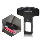 Металлическая пряжка автомобильного ремня безопасности Автомобильная эмблема Зажим для ремня безопасности для Nissan Qashqai патруль Juke Navara Tiida Almera Rogue Micra Armada