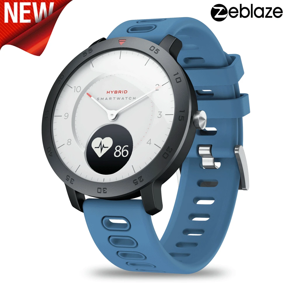 Спортивные Смарт часы Zeblaze Hybrid с цветным сенсорным OLED дисплеем пульсометром