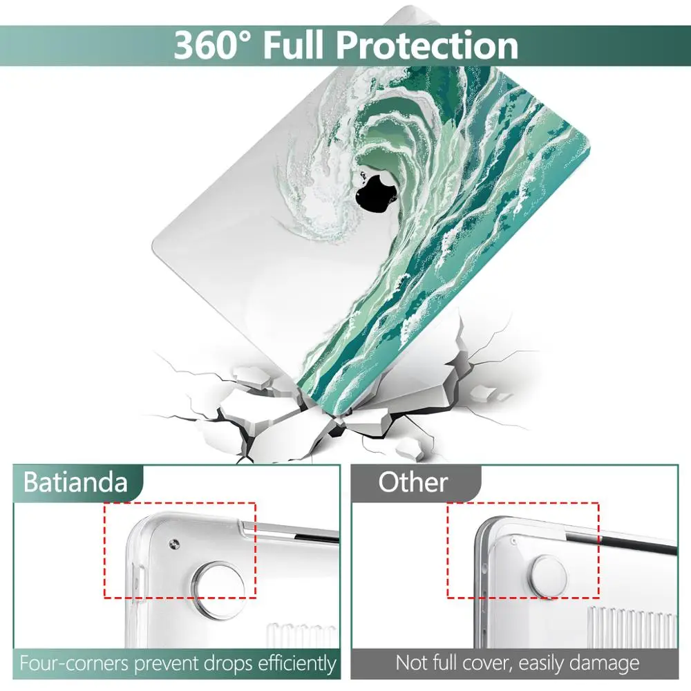 Новое поступление чехол для Macbook Air Pro retina 11 12 13," Mac Book 13 1516 Touch Bar/Touch ID A2141 A1932 A2159 A1990