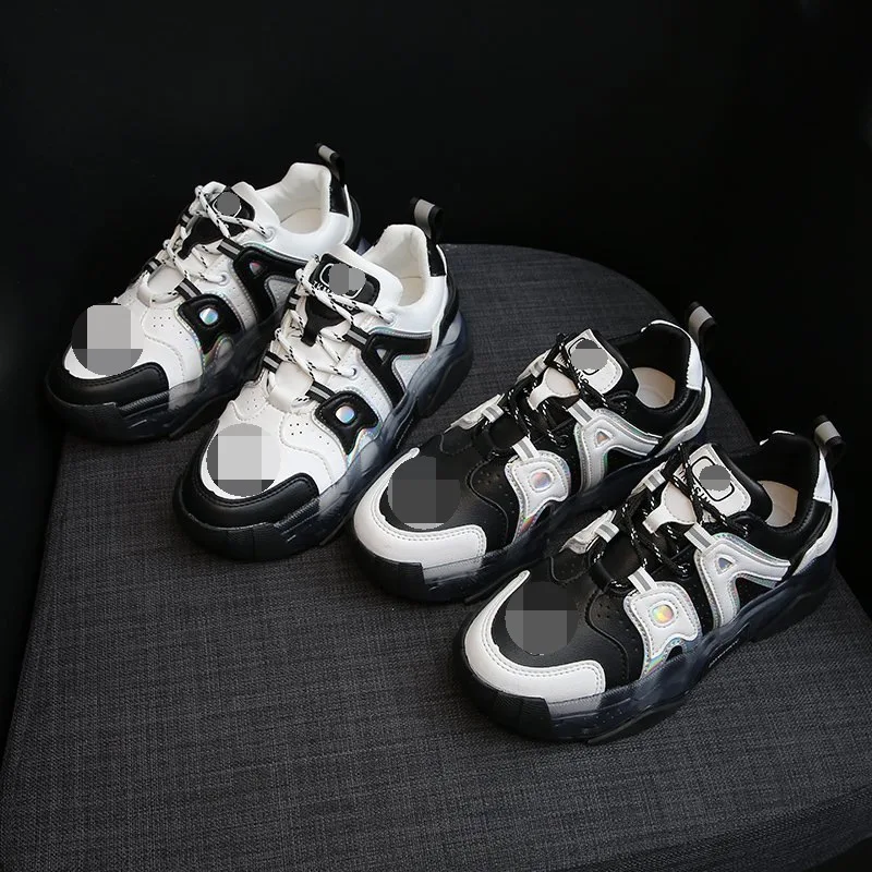 

2020 women's new autumn women's casual sneakers slim dad shoe mesh breathable increased non-slip wear sneakers