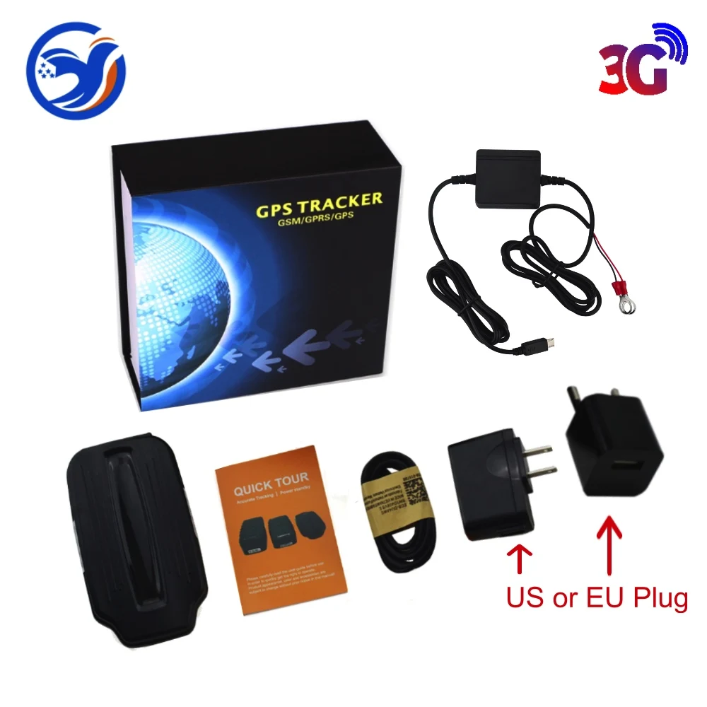 3G Has Box Charger 70 дней в режиме ожидания gps трекер 3g 6000mAh большой аккумулятор долгий режим ожидания 2G 3g LK209A gps LBS GPRS WCDMA устройство слежения для автомобиля - Цвет: 3G Has Box Charger