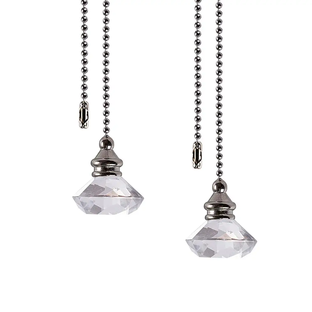 Прозрачный модный хрустальный светильник шнур с вытяжной ручкой для потолочного