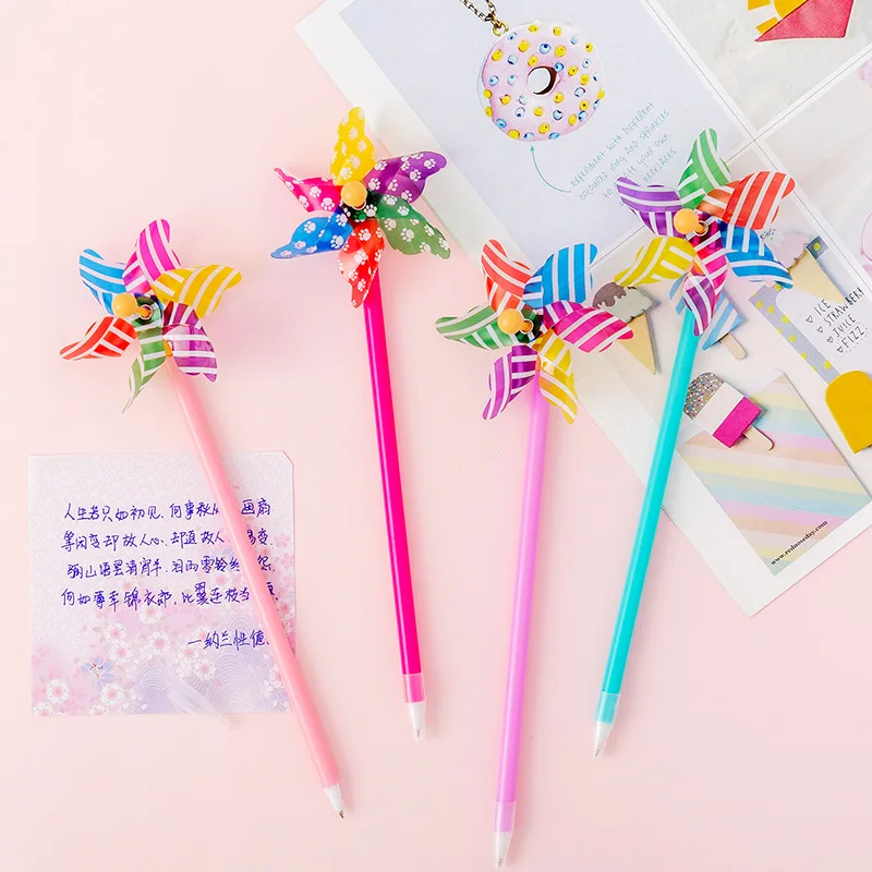 

36Pc/Lot Spotted Windmill Flamingo Ballpoint Pen/Children Toy /Creative Stationery /Office Supplies/Student Prize