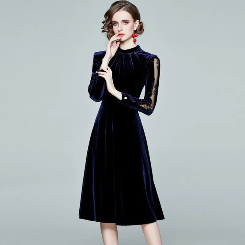 

Temperament OL Women 2021 Summer Short Sleeve New Lace Trim V Neck Single-Breasted Patchwork Slim Office Sheath Blazer Dresses