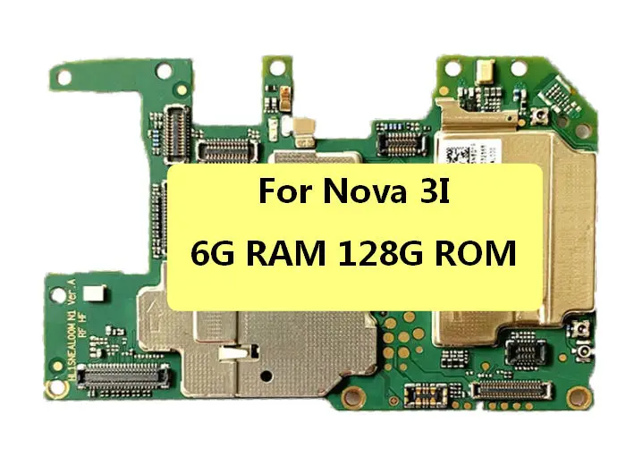 Материнская плата для Huawei Nova3i Nova 3i материнская 4 Гб ОЗУ 6 ГБ 64 128 ПЗУ логическая 1 шт.