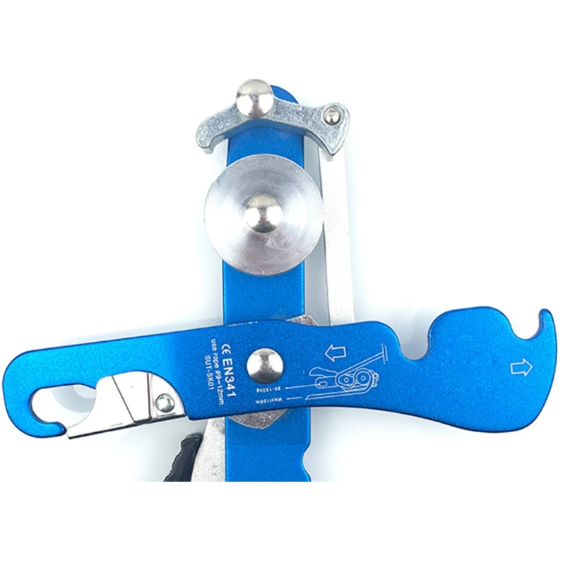 

Climbing Hand Controlled Descent Hand-Held STOP Slow-Descent Device Climbing Gear Ascender and Rappelling Belay Devices