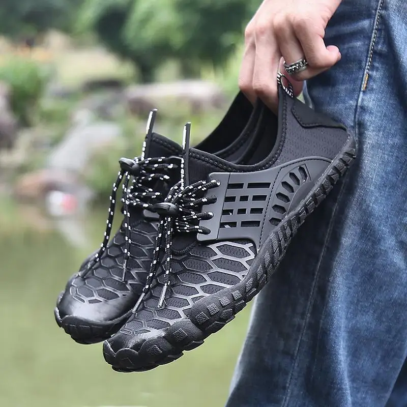 

Hiking Shoes Quick Dry Lightweight Elastic Drain Socks Upstream Beach Water Shoes Non-slip Comfortable Breathable Trekking Shoes