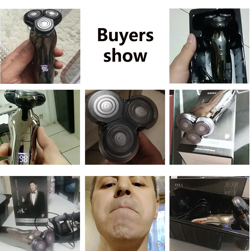 Электробритва 4D Для мужчин 's электрическая машинка для стрижки волос USB