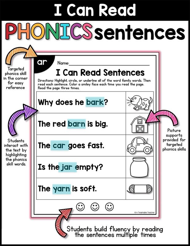 Английская я могу читать фонические предложения рабочая книга учебная домашняя