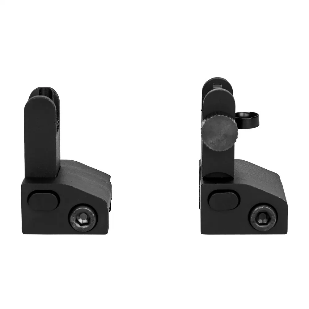 Flip Up Sights Hunting Front Rear Backup Fold Iron for the AR-15/M4/With Adjust tool | Спорт и развлечения