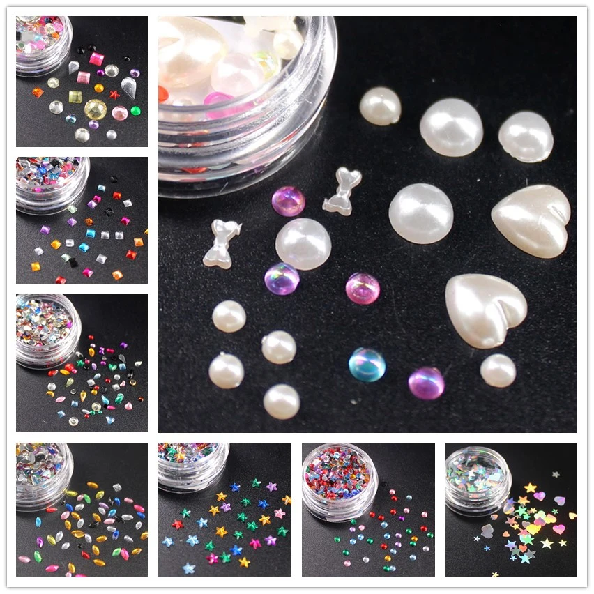 1 шт. кавайные Разноцветные сердца для маникюра профессиональный инструмент