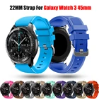 Ремешок силиконовый 22 мм для SAMSUNG Galaxy Watch 3, 45 мм, 46 мм, для Amazfit GTR 47 ммHuawei GT2 ProXiaomi LS05, 2021