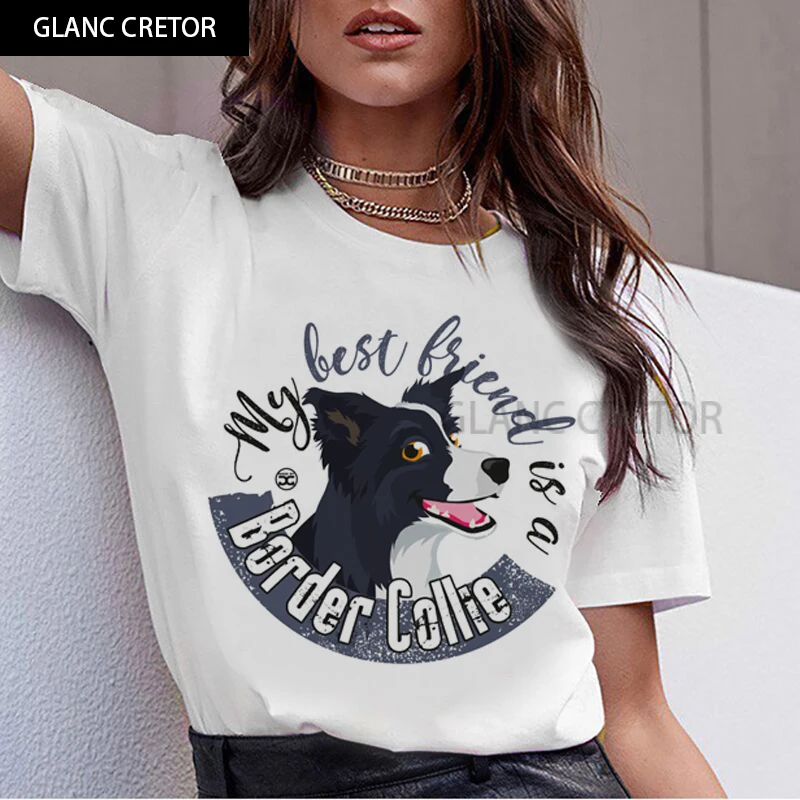 

Cute Doggy Harajuku Funny T Shirt Women Kawaii Doggy T-shirt Ullzang Tshirt 90s Graphic Top Tees Female