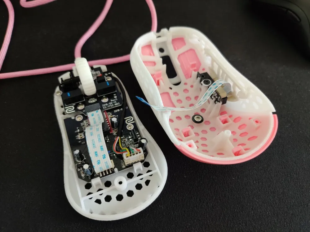 Электронная спортивная игра DIY mouse MOD чехол для Zowie Divina S2 оболочка с боковой панелью на заказ 19 г ультра светильник фантомный светильник ремонт выдалбливают