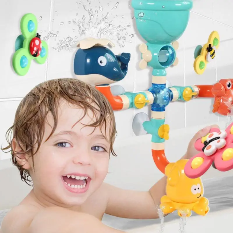 Детские Игрушки для ванны детская игрушка купания малышей трубки сделай сам с