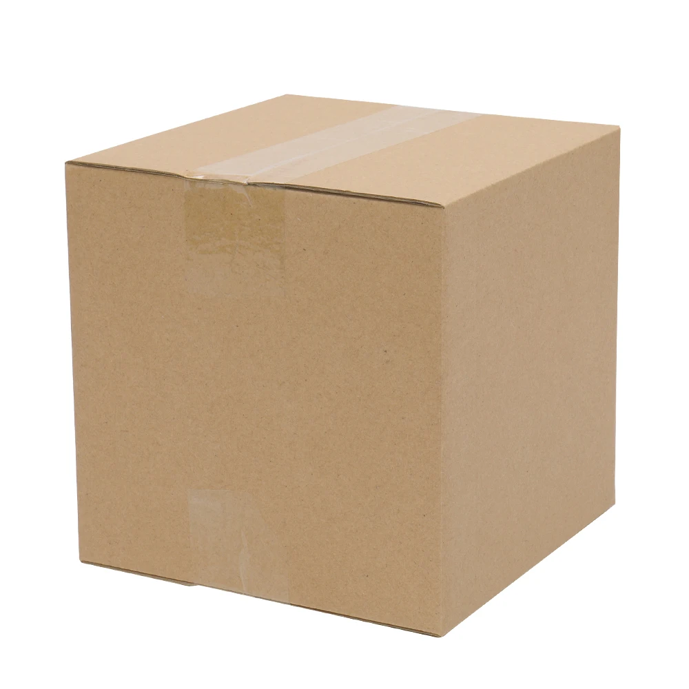 

100 коробки из гофрированной бумаги 6x6x6 дюймов (15,2x15,2x15,2 см), легко собираются, Желтые [в наличии в США]