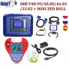 Новейший умный мини-программатор ключей Zed Bull V508 без тока, многоязычный программатор ключей