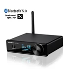 AIYIMA DAC A6 BT ESS9038Q2M HIFI XMOS XU208 усилитель 32 бит 768 кГц DSD512 USB DAC APTX-HD der аудио COAX оптический с OLED